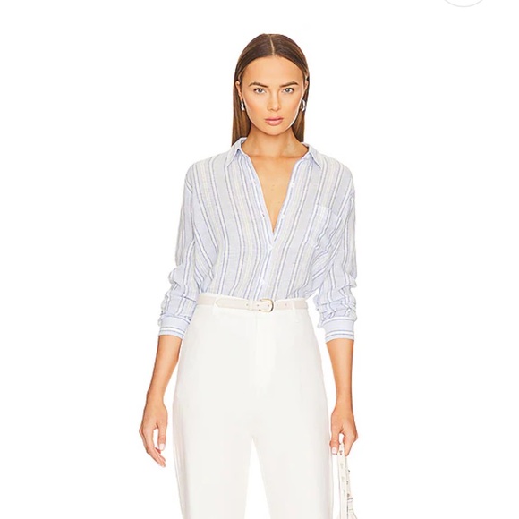 Rails Charli Button Up Shirt in Napoli Stripe - Picture 4 of 5